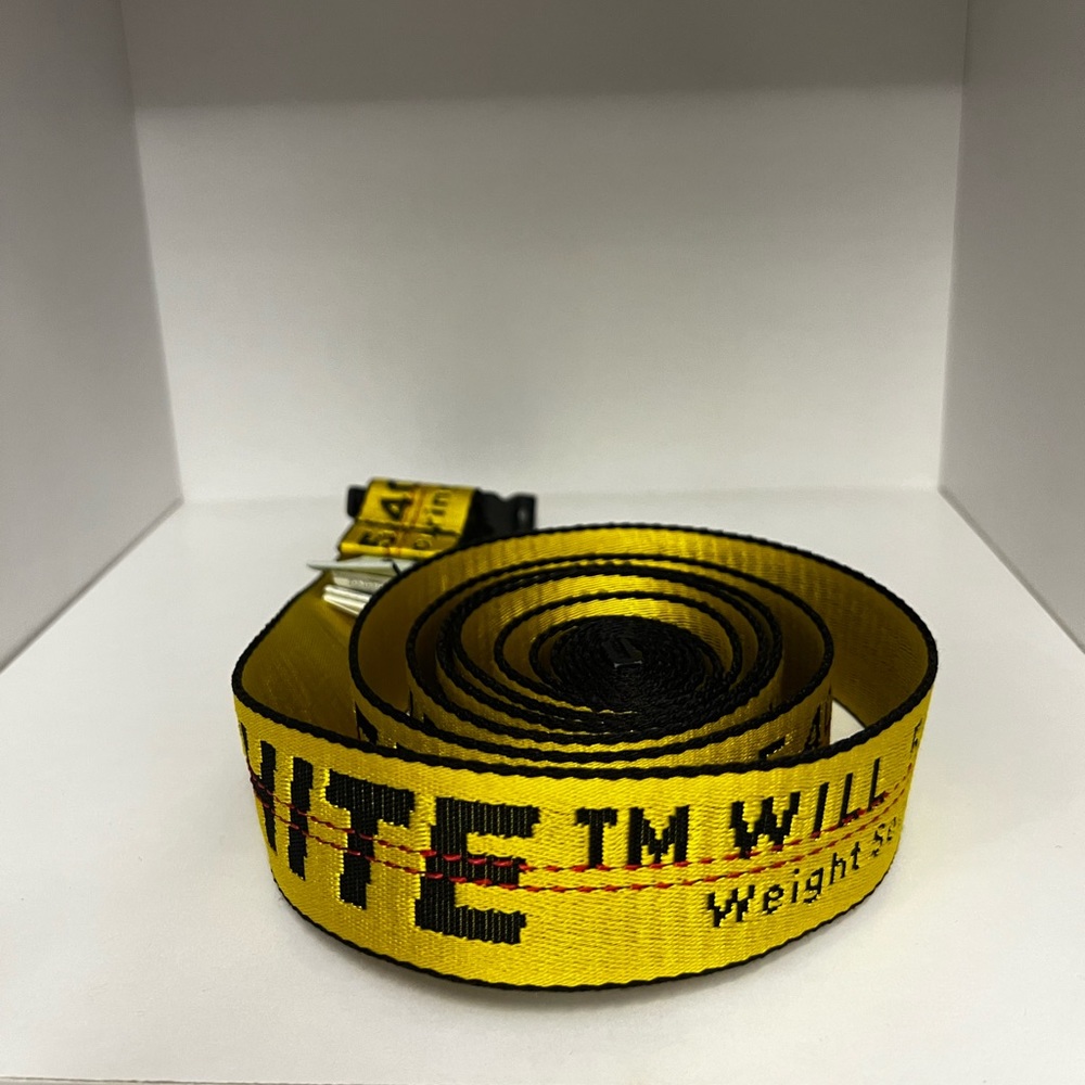 Original Off-White Classic Industrial Belt Yellow/Black